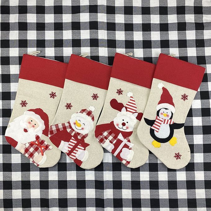 Hristmas Tree Hanging Gift So K  Hristmas De Oration Sto King So K Gift Bag-multi Olor-penguin