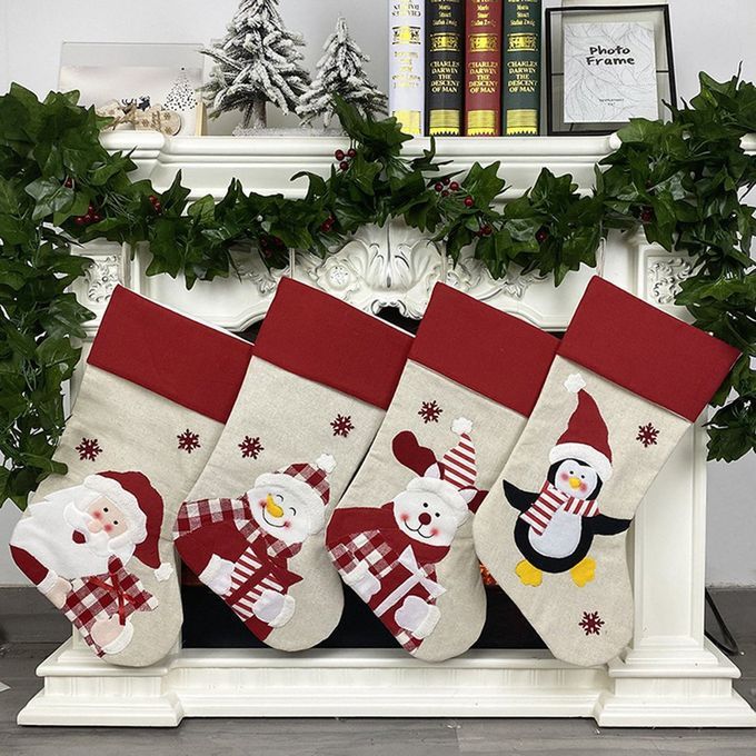Hristmas Tree Hanging Gift So K  Hristmas De Oration Sto King So K Gift Bag-multi Olor-penguin