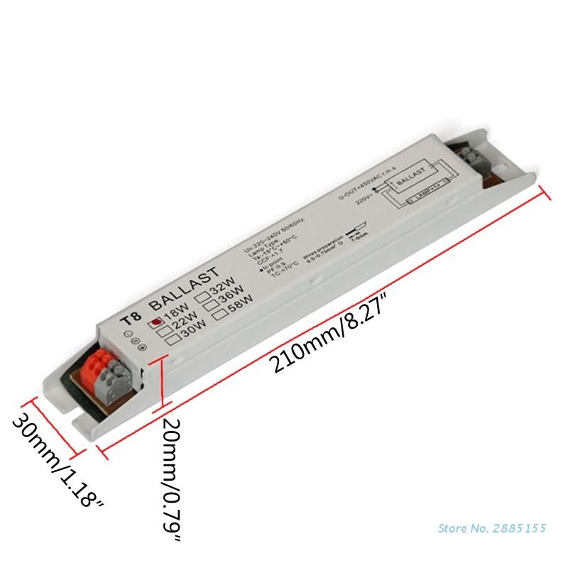 1x18w 1x58w T8 Electronic Ballast Fluorescent Lamp Sensors