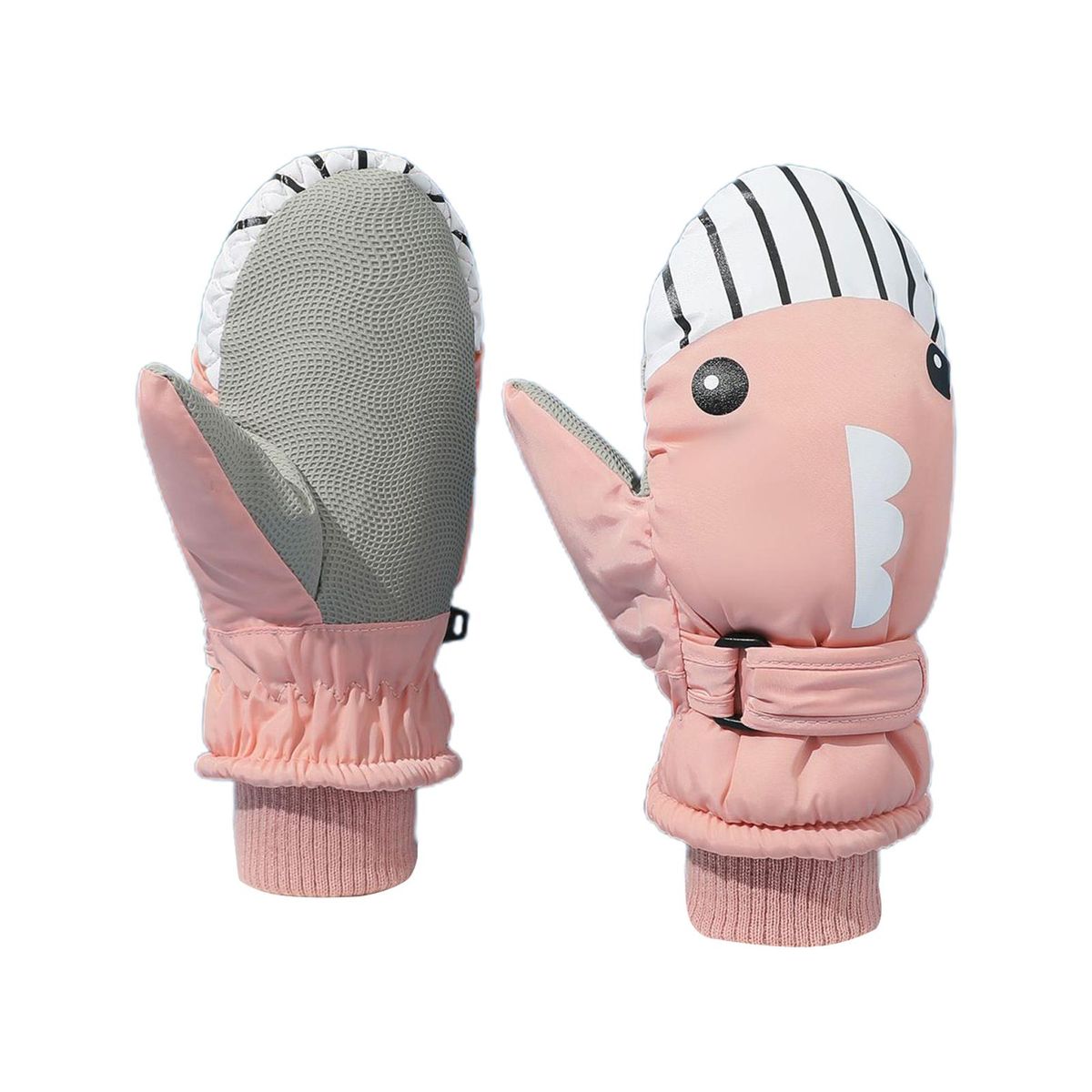 1 Pair Children Children Waterproof Cartoon Non-slip Cycling Pink