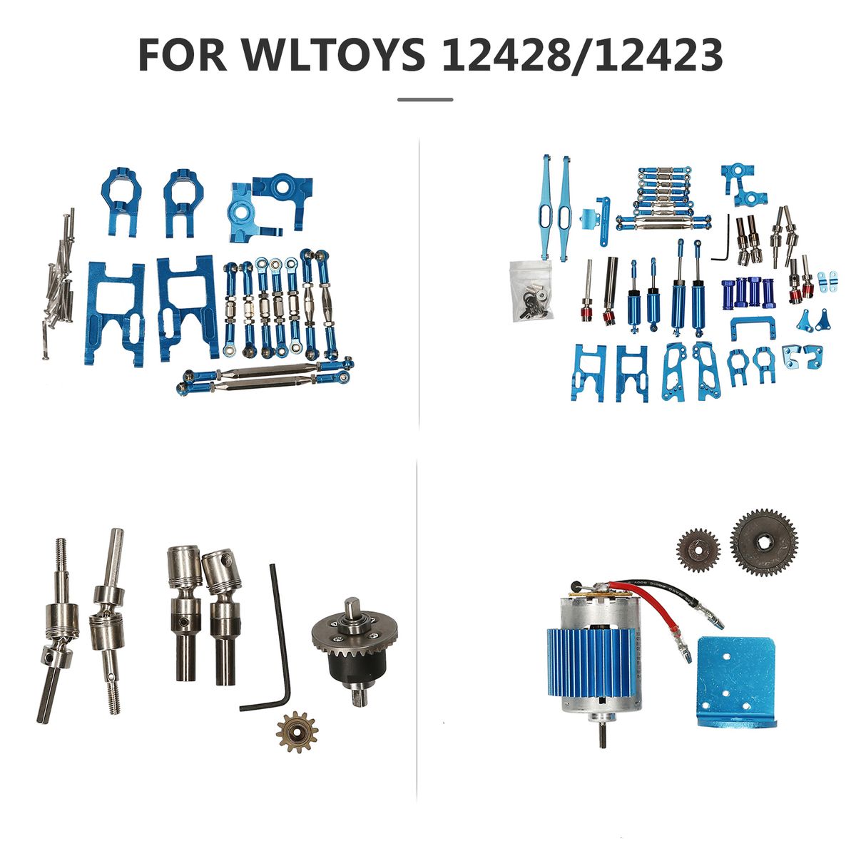 Metal Swing Arm C Hub Steering Hub Pull Rod Kit For Wltoys