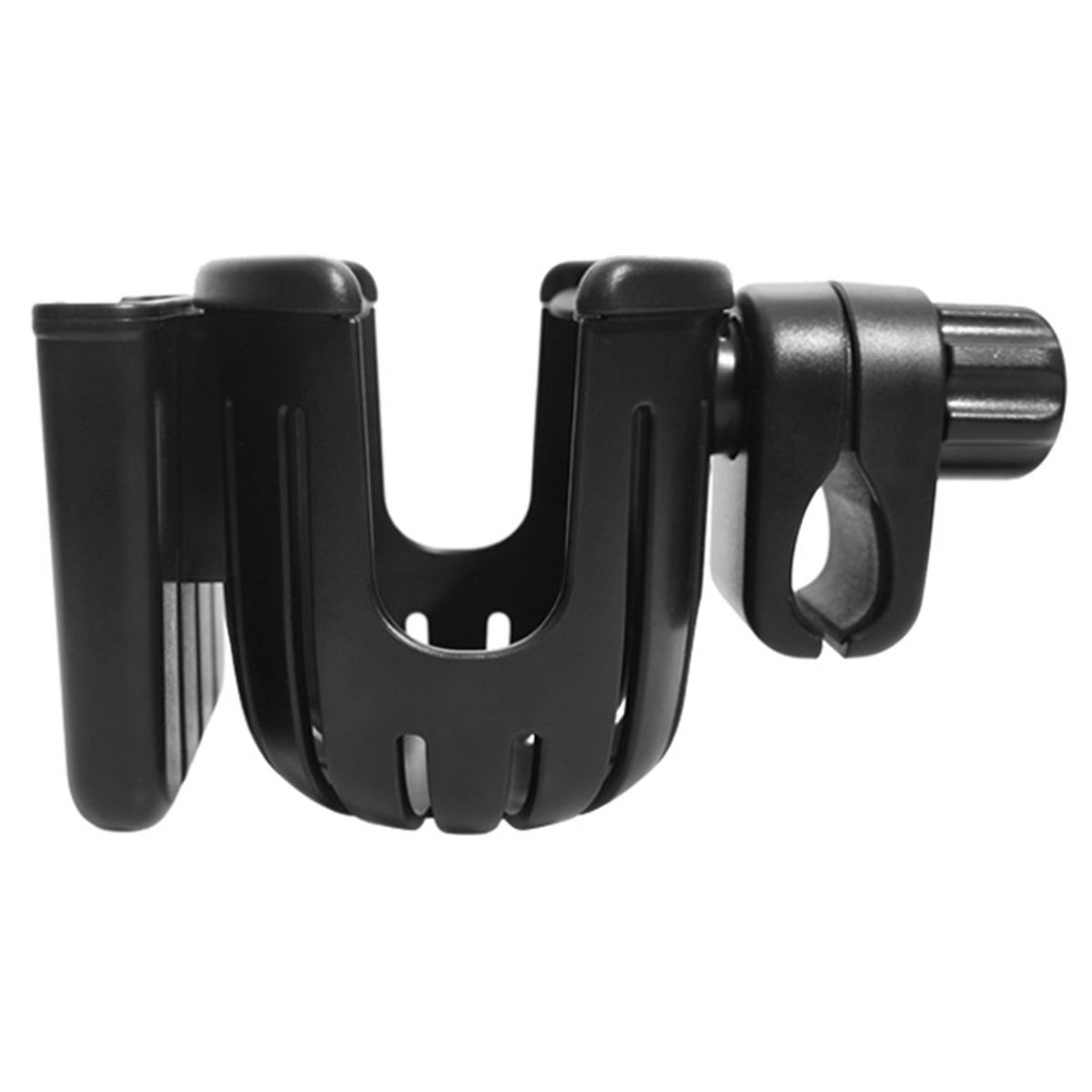 Stroller Cup Holder With Phone Holder 360 Degree Rotating
