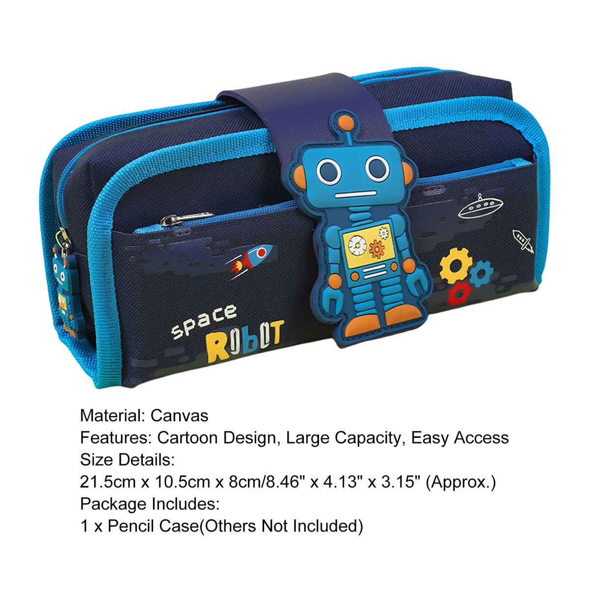 Pencil Case Mesh Pocket Pencil Pouch E