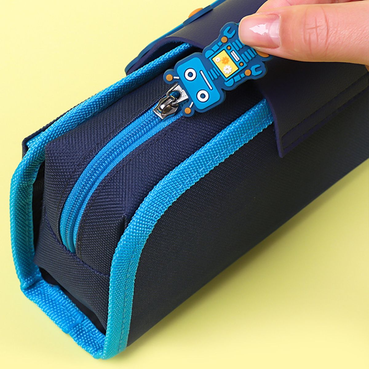 Pencil Case Mesh Pocket Pencil Pouch E