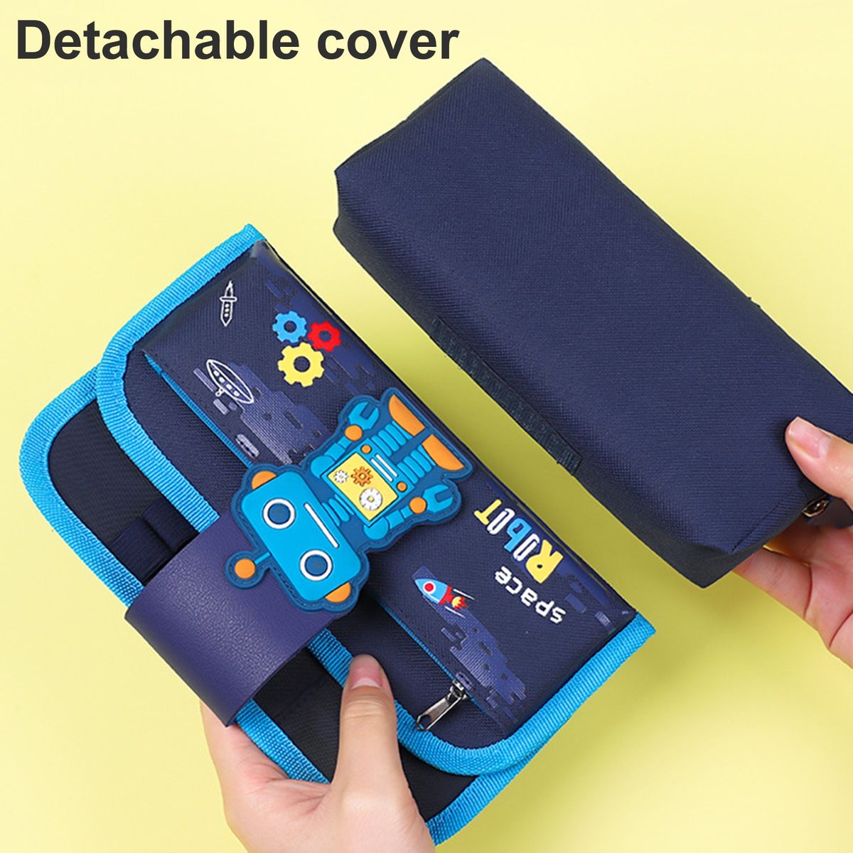 Pencil Case Mesh Pocket Pencil Pouch E