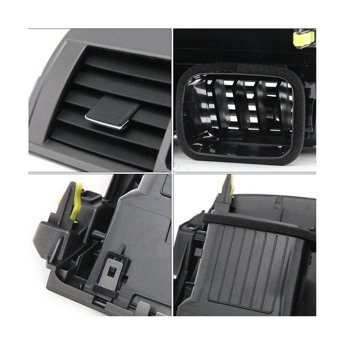 55670-02161 Car Dashboard AC Air Outlet Panel with Emergency Switch for Toyota Corolla 2007-2013 Center Air Vent Cover