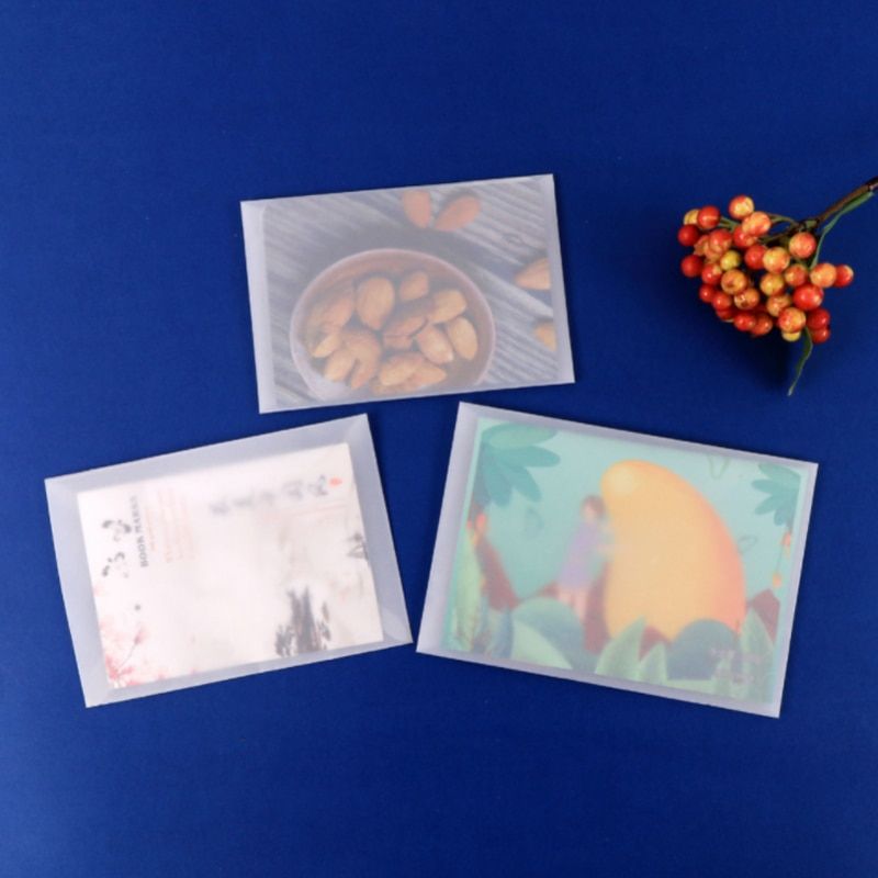 10pcs Blank Translucent Envelope Sulfuric Acid Paper