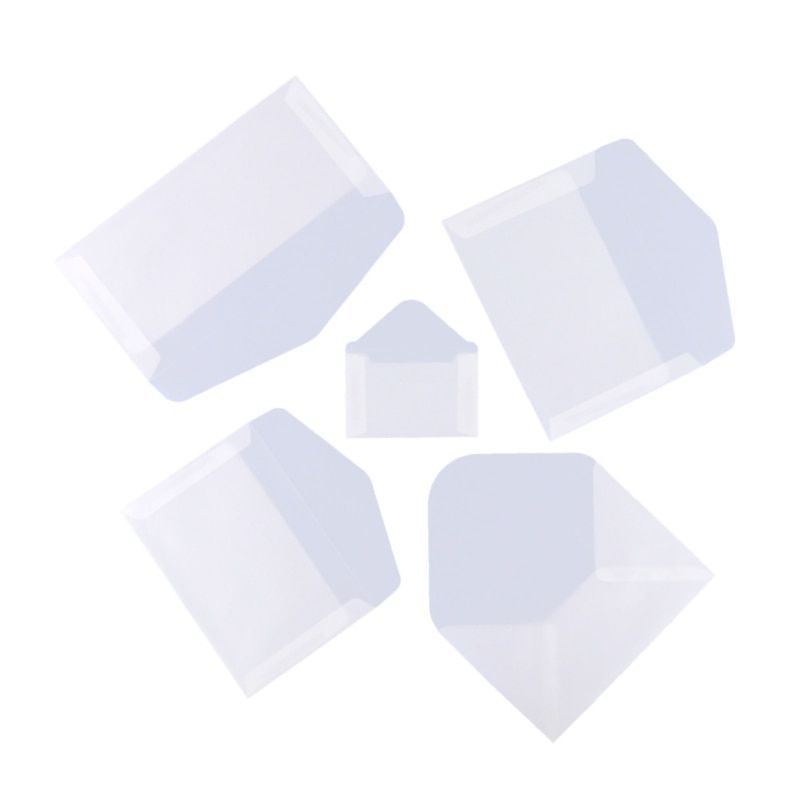 10pcs Blank Translucent Envelope Sulfuric Acid Paper
