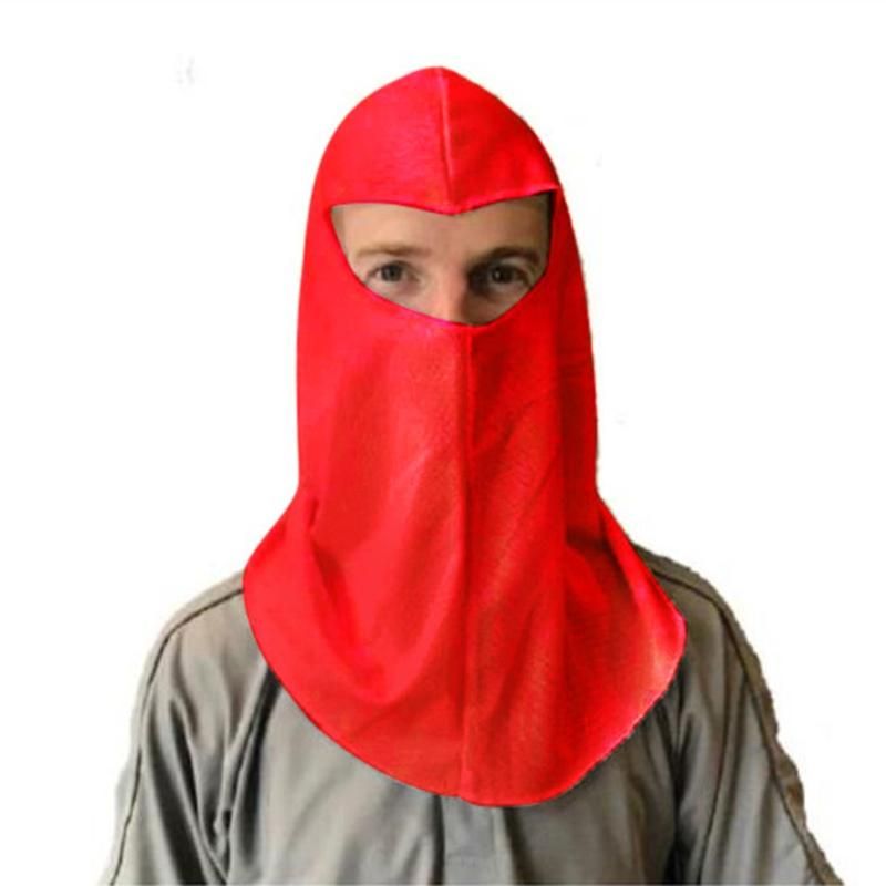 Unisex Solid Color Full Cover Face Veil Muslim Hijab-White