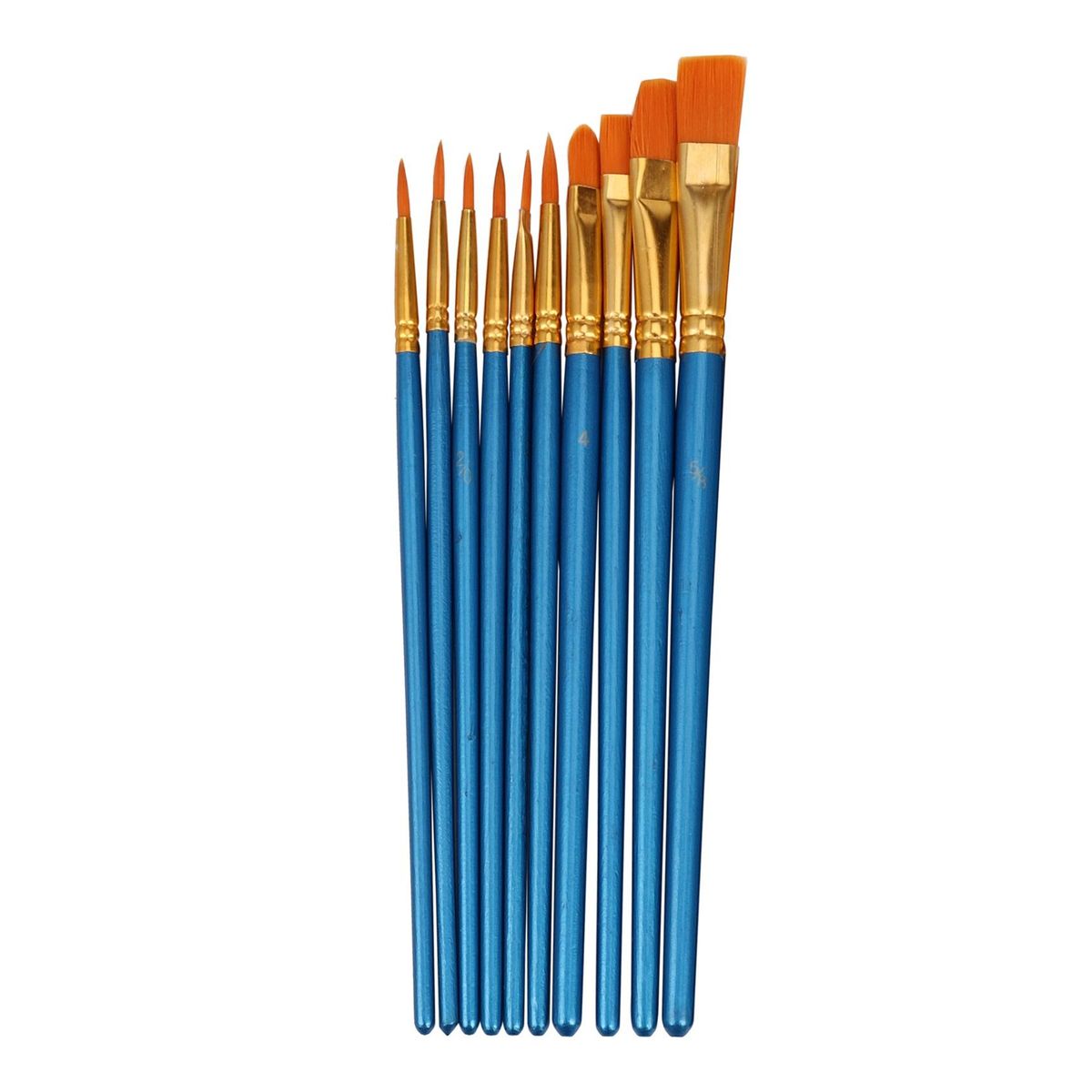 Paint Brush Set by, 20 pcs Nylon Hair Brushes for Acrylic Oil Watercolor Painting Artist Professional Painting Kits