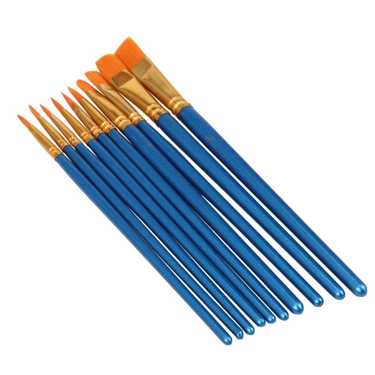 Paint Brush Set by, 20 pcs Nylon Hair Brushes for Acrylic Oil Watercolor Painting Artist Professional Painting Kits