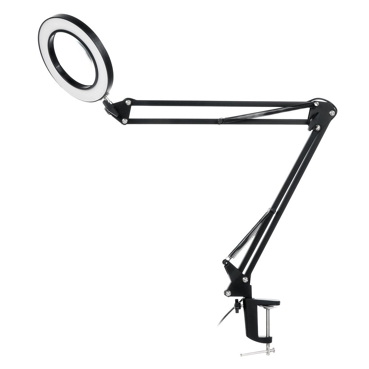 37+37cm Length Magnifying Glass Repair Lamp 3 Color LED Cold