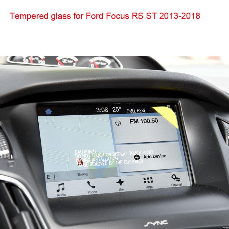 8 Inch CPS Screen Protector Tempered Glfor Ford Focus RS ST SYNC2 SYNC3 2013-2018