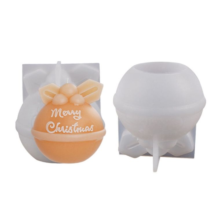 Christmas Crystal Silicone Mold Christmas Gift Bell 002