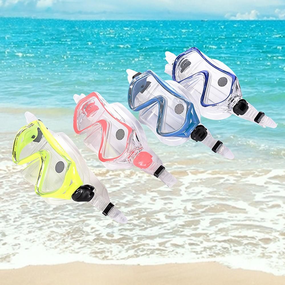 Kid's Diving Glasses Snorkeling Gear No Fogging Anti-leak Dive Glasses Swim Glasses Silicone Skirt