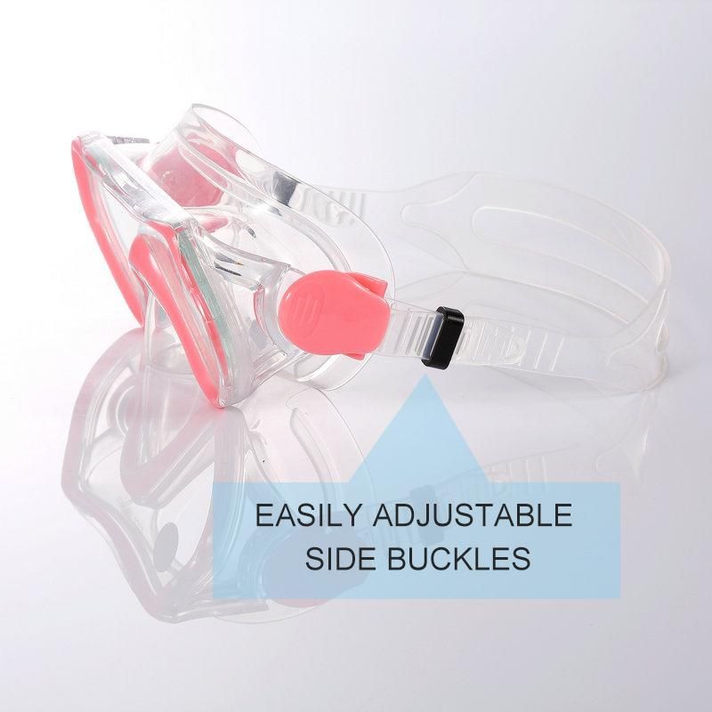Kid's Diving Glasses Snorkeling Gear No Fogging Anti-leak Dive Glasses Swim Glasses Silicone Skirt