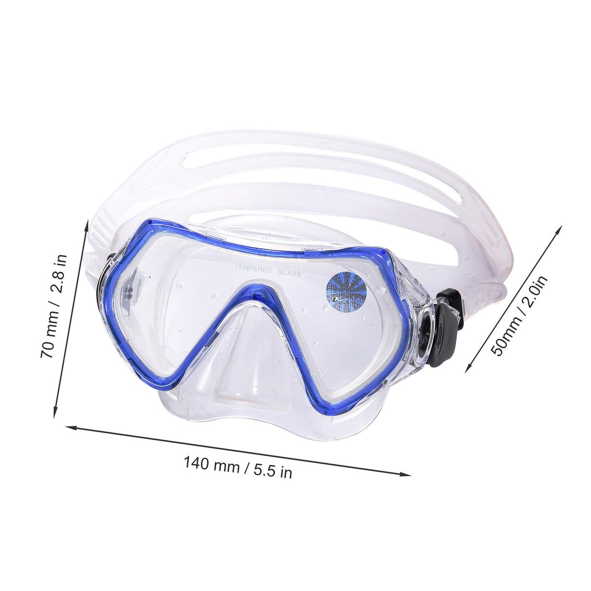Kid's Diving Glasses Snorkeling Gear No Fogging Anti-leak Dive Glasses Swim Glasses Silicone Skirt