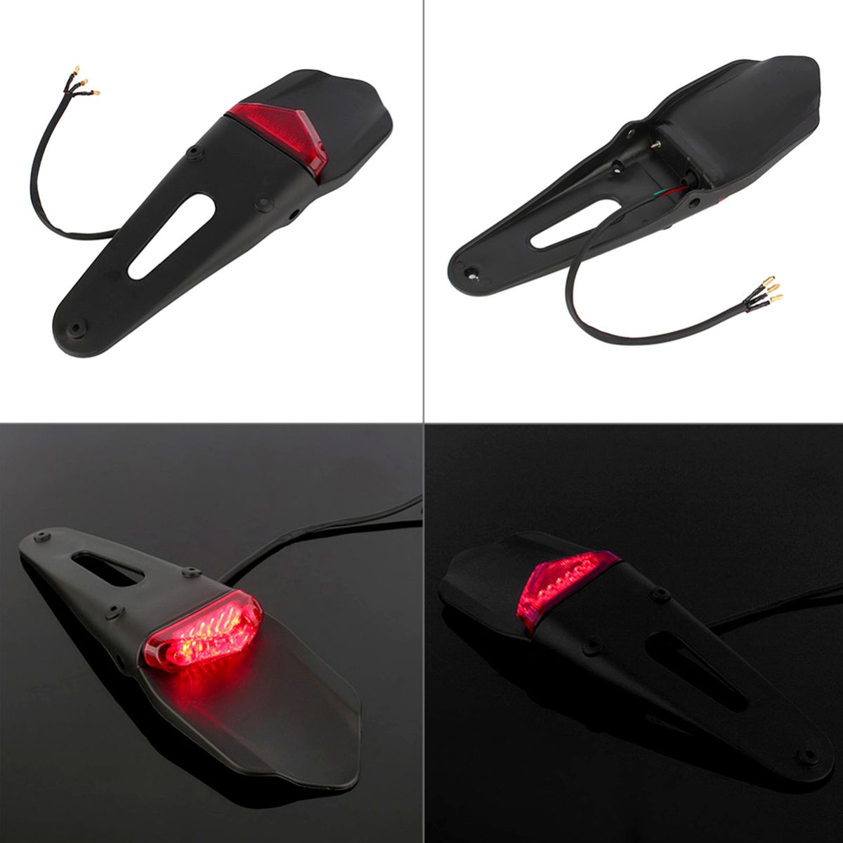 Motorcycle Brake Tail Light, Universal Motorcycle Fender