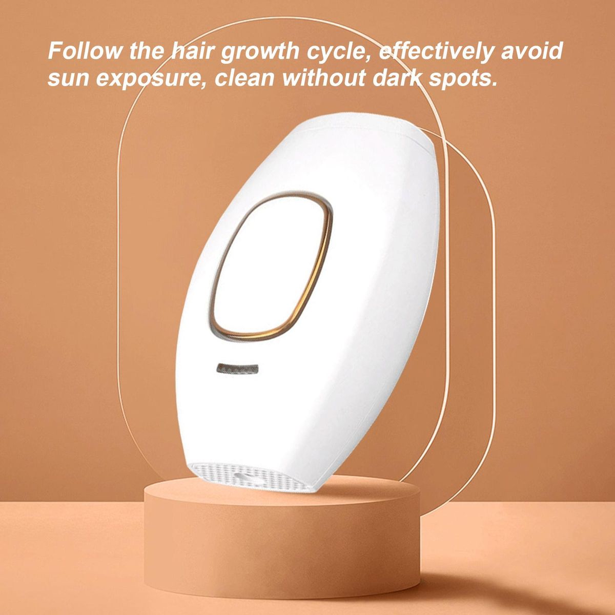 Home Handheld IPL Hair Removal Device 5-Gear Adjustment Silky Hair Removal for Whole Body Face Body Bikini Leg Arm Shaving Trimmer