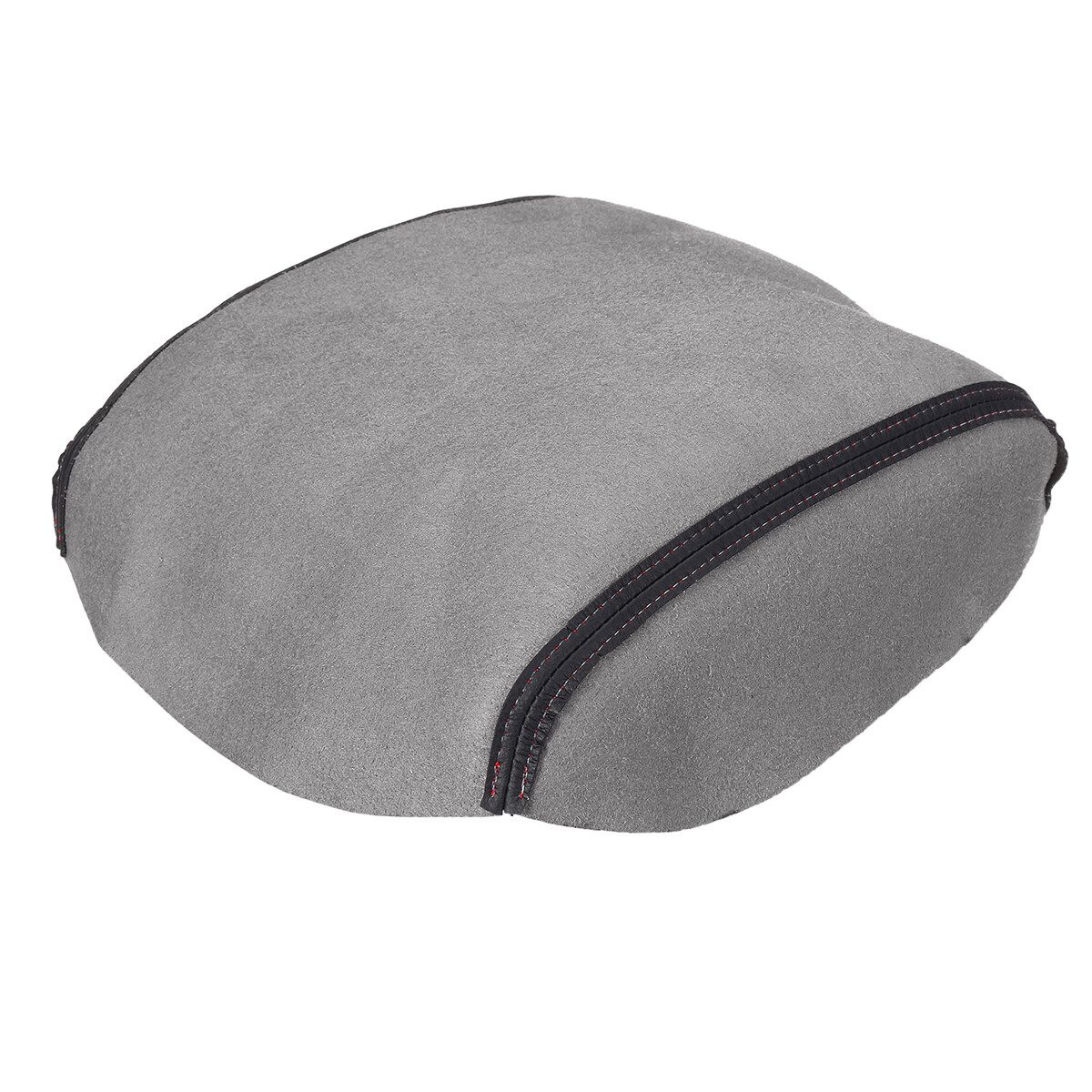 Car Console Lid Armrest Cover Microfiber Leather For Honda Pilot 2009-2015 BlackRed
