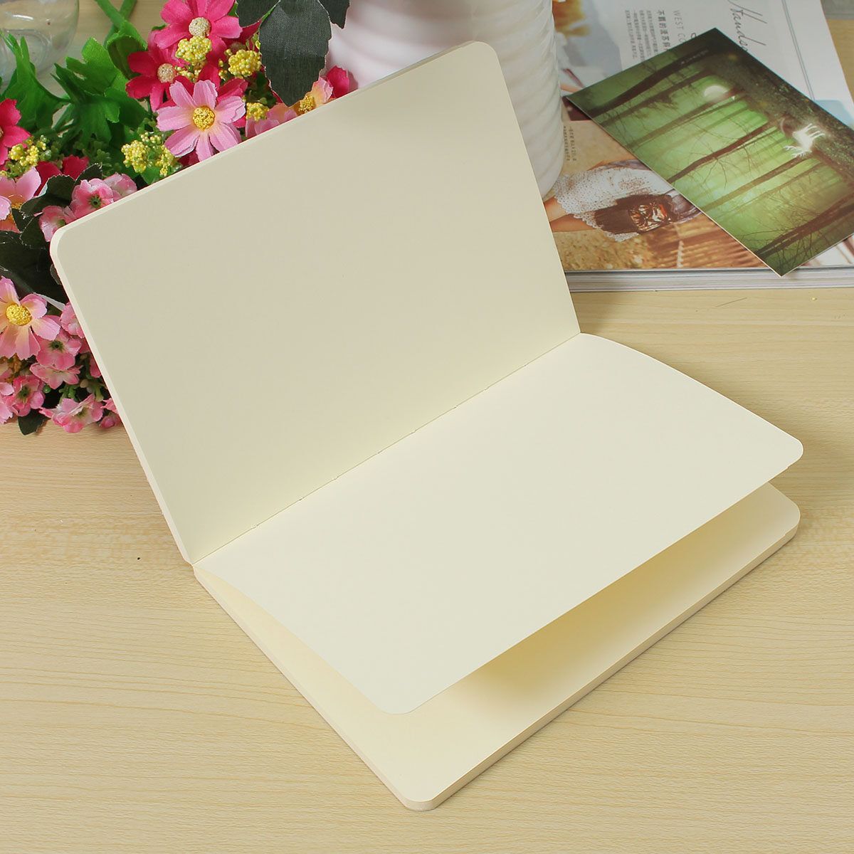 1PCS 125x185mm Blank Paper Diary Sketchbook Cute Planner Pocket Journal School Study Notebook Korean Agenda Notepad Memo Gift 160pages Notebook
