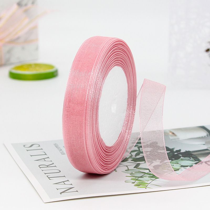 15mm(45meters/roll) Organza Ribbon Wrapping Christmas Party Home DIY-O