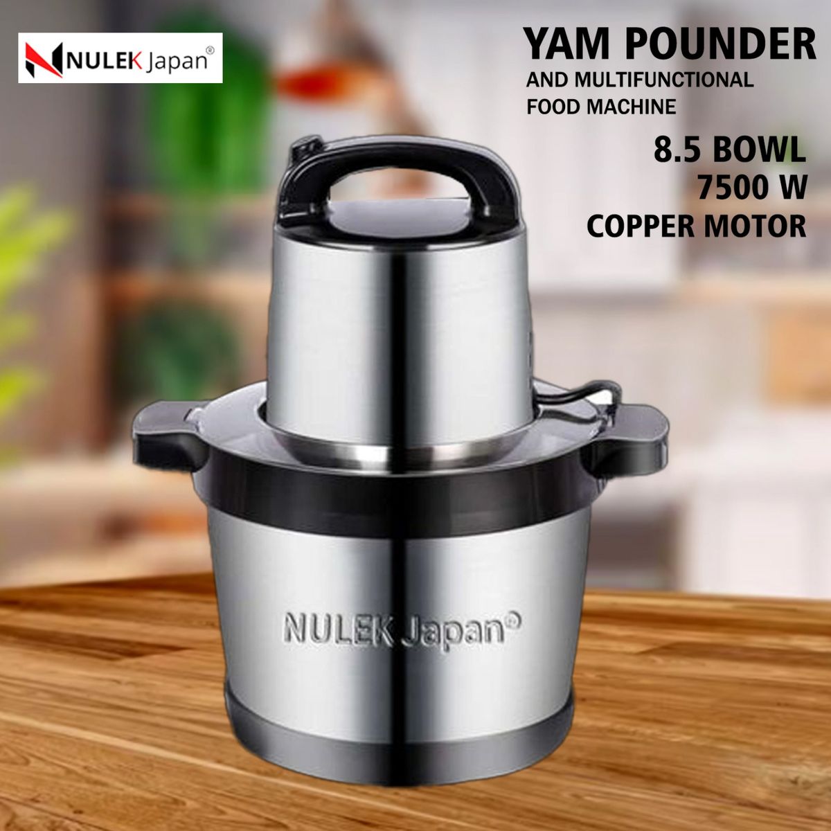 Japan Yam Pounder And Multifunctional Food Machine-8.5L
