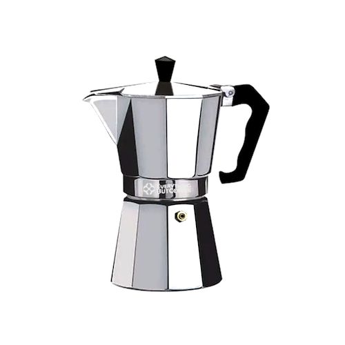 EBC Stovetop Moka Pot Coffee Maker Silver 300ml