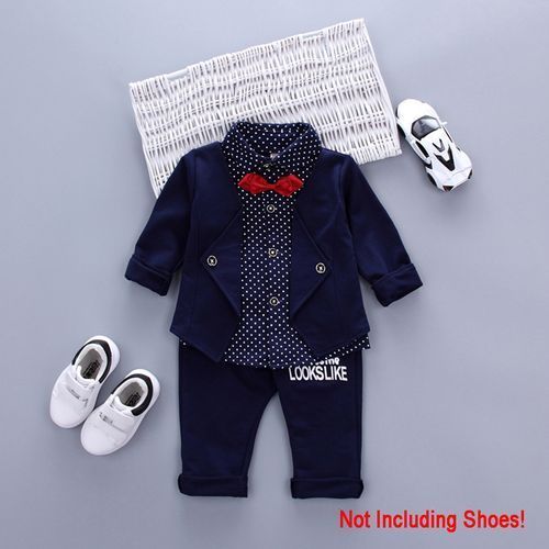 Kid Boy Children's Clothing Suit 2-piece Shirt Pants Set