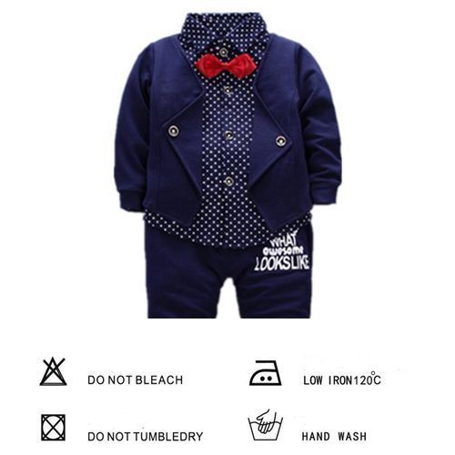 Kid Boy Children's Clothing Suit 2-piece Shirt Pants Set