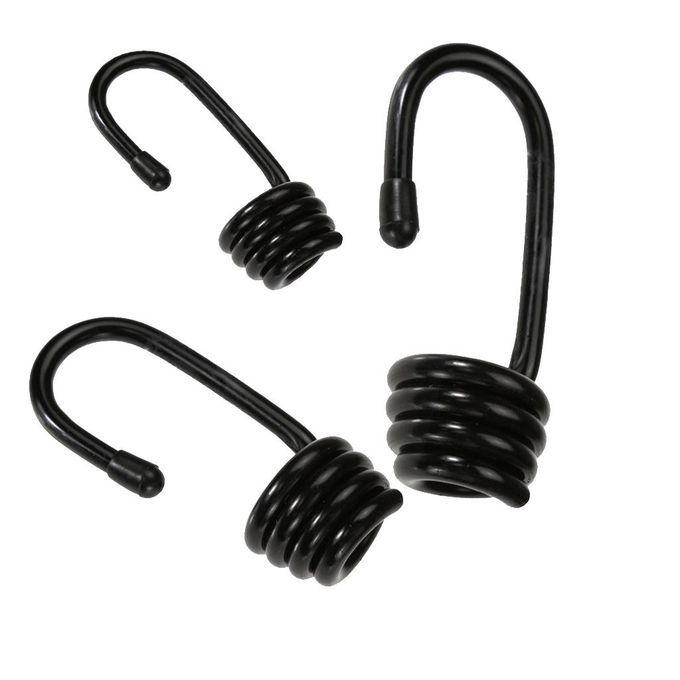 5pcs Bungee Hooks Plastic-coated Metal For 6mm, 8mm, 10mm Bungee Shock