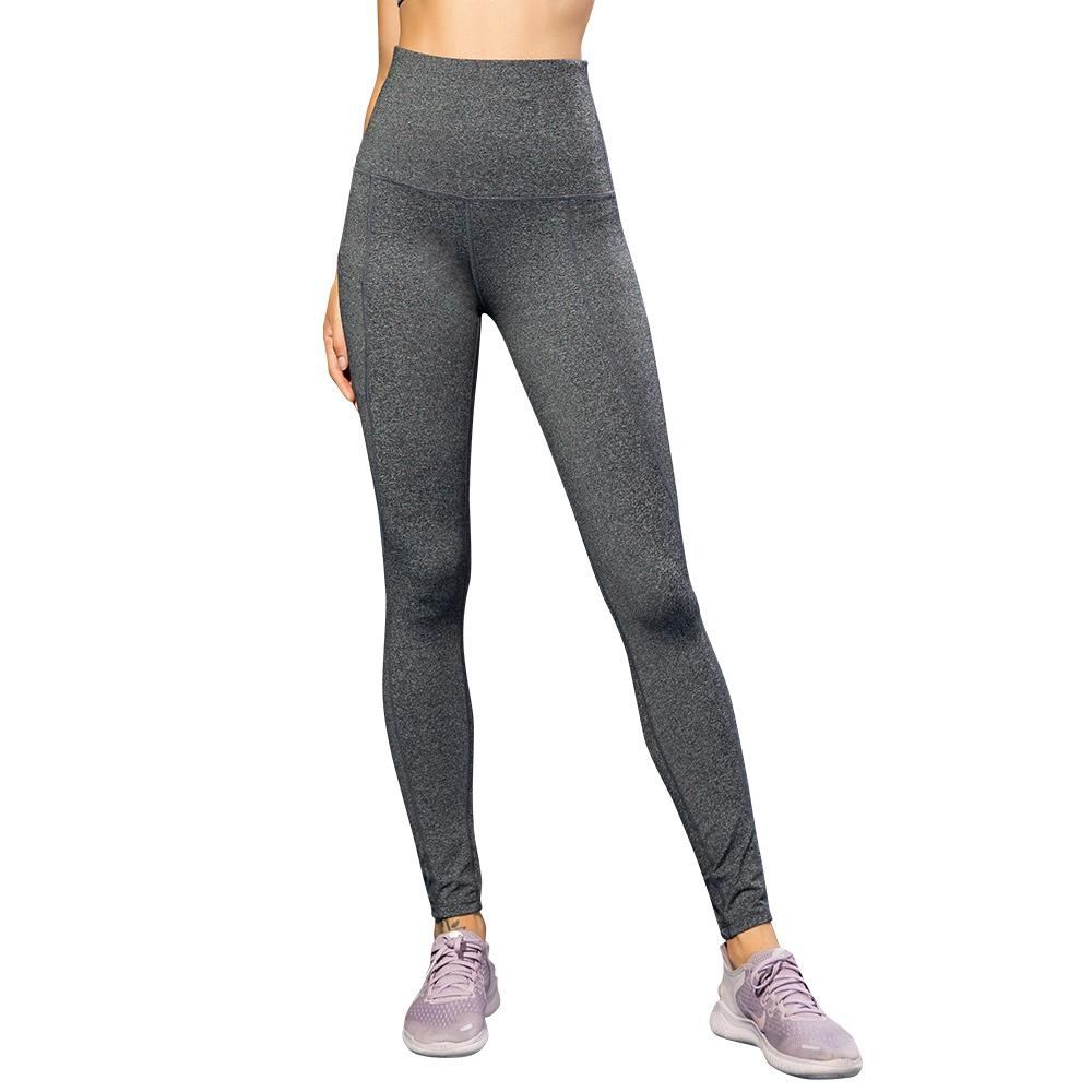 2pcs Women Yoga Pants with Pockets Quick Dry High Waist Workout Leggings Running Pants