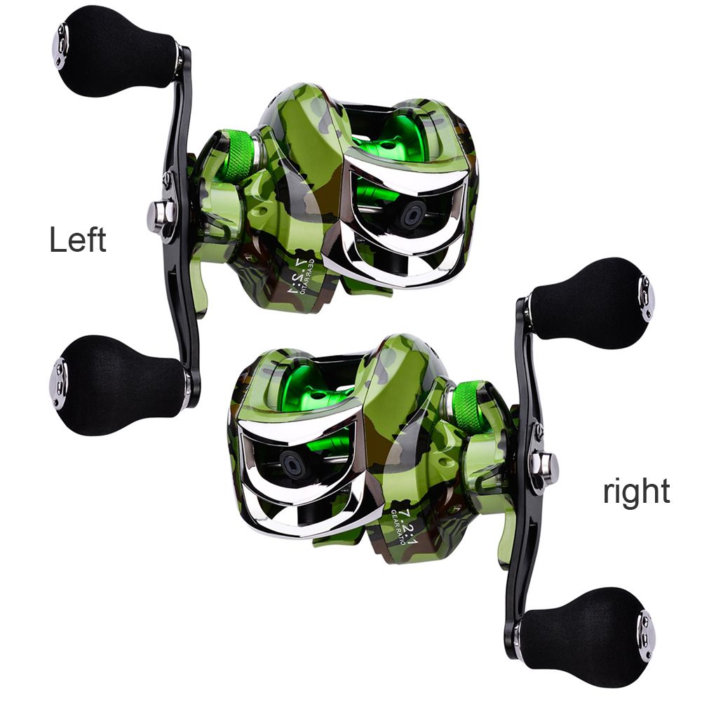 Baitcasting Reel 10kg Max Drag 18 1 Bbs 7.2/1 Salt