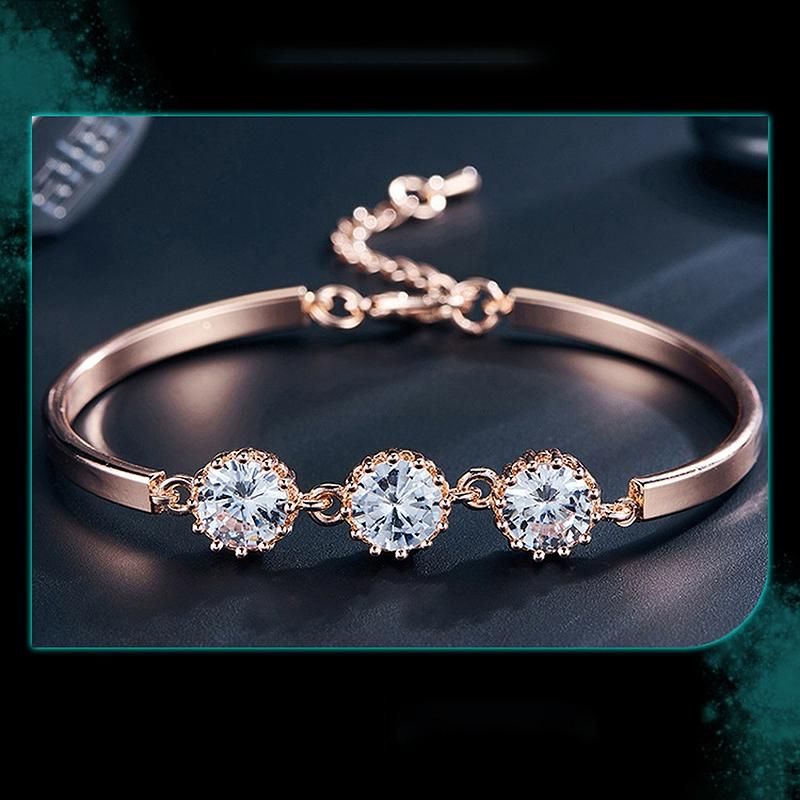 Lady Adjustable Bracelet Pendant Crystals Jewelry