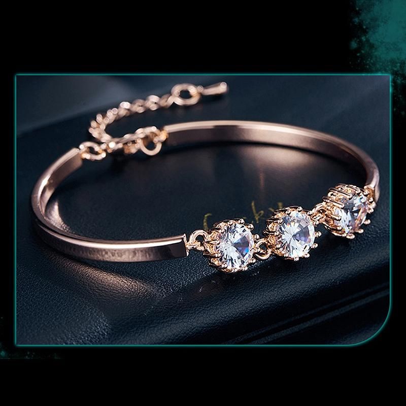Lady Adjustable Bracelet Pendant Crystals Jewelry