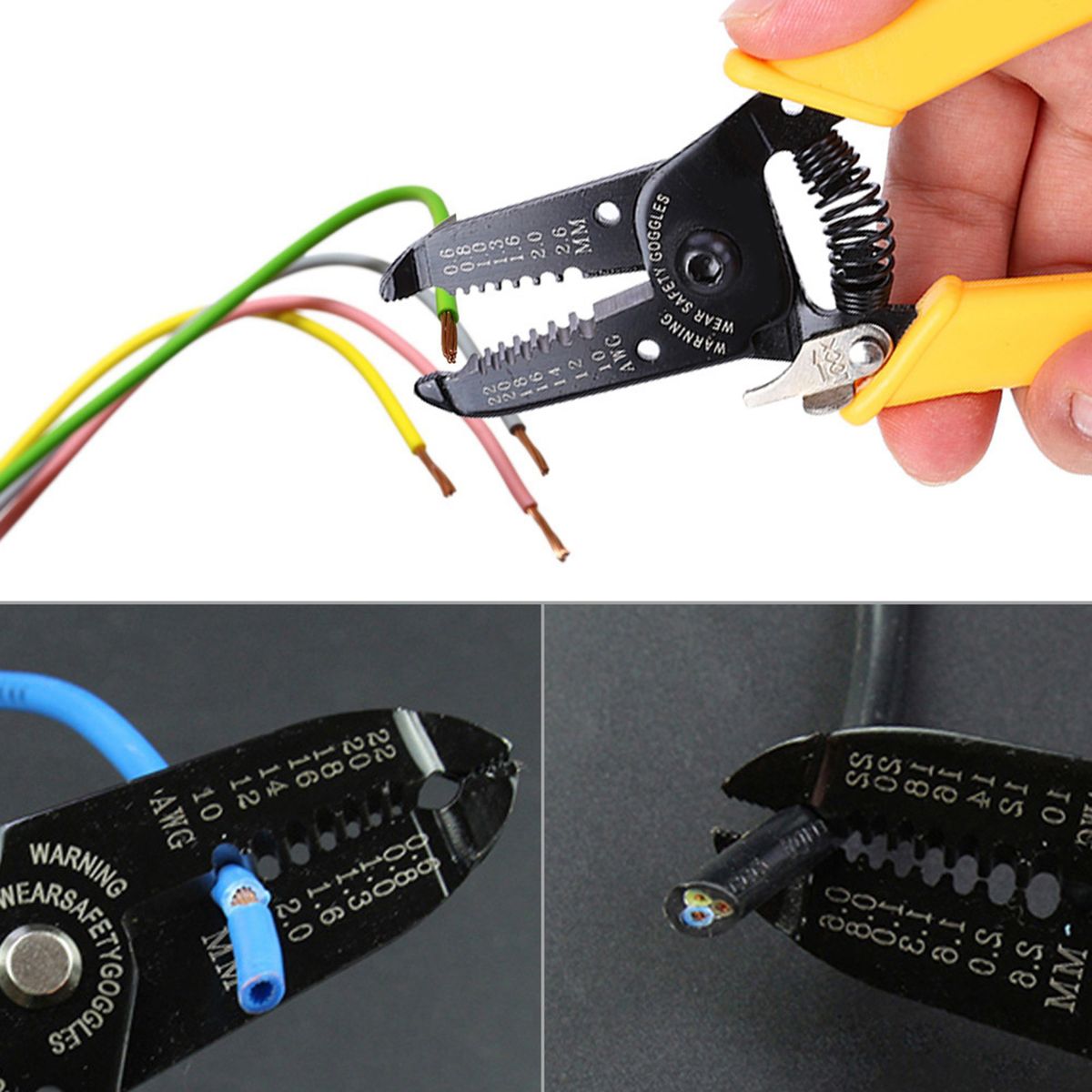 1pc Professional Wire Cable Stripper Cutter Wire Cutting