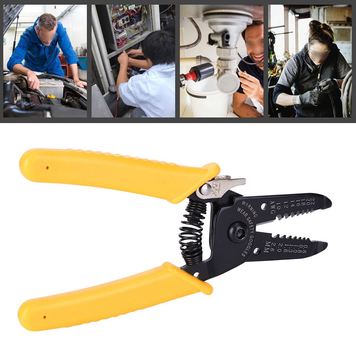 1pc Professional Wire Cable Stripper Cutter Wire Cutting