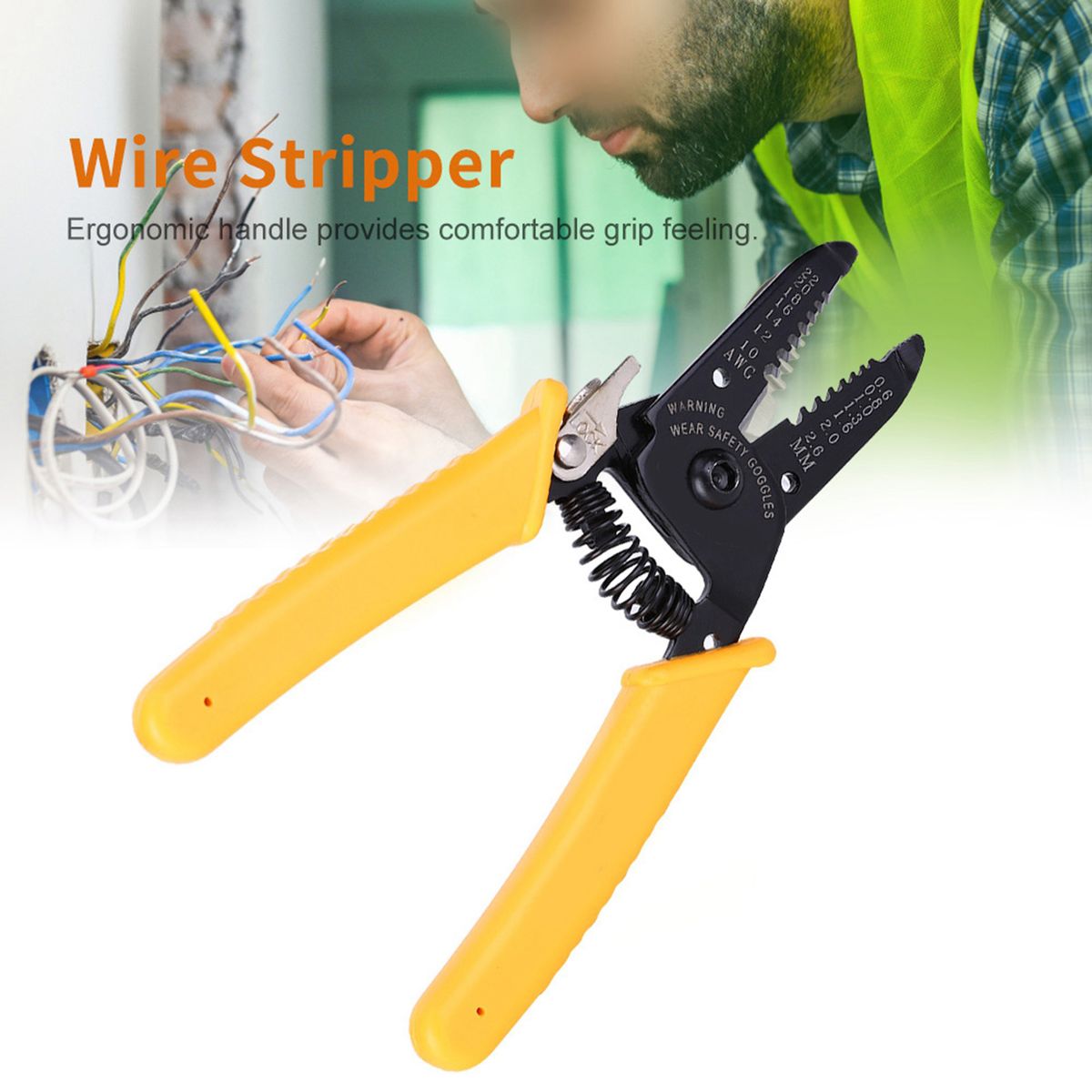 1pc Professional Wire Cable Stripper Cutter Wire Cutting