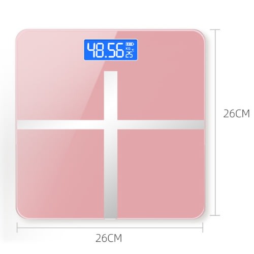 Digital Bathroom And Body Scale-pink-  26 X 26cm