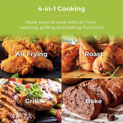Vortx Vizion Manual Air Fryer - 1800W - T17071 - 7L