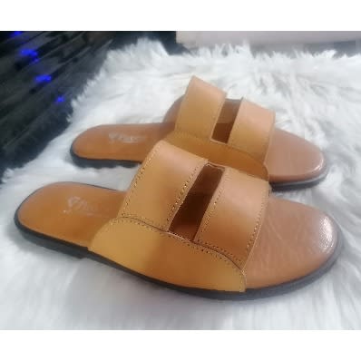 Mens Slides - Brown