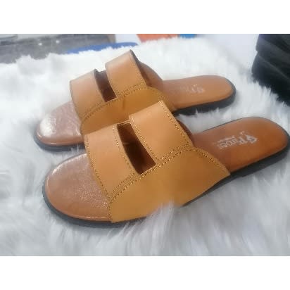 Mens Slides - Brown