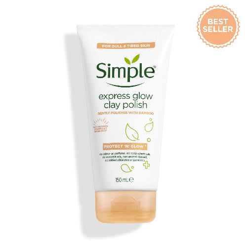 Simple Protect ‘n’ Glow Express Glow Clay Polish-  150ml