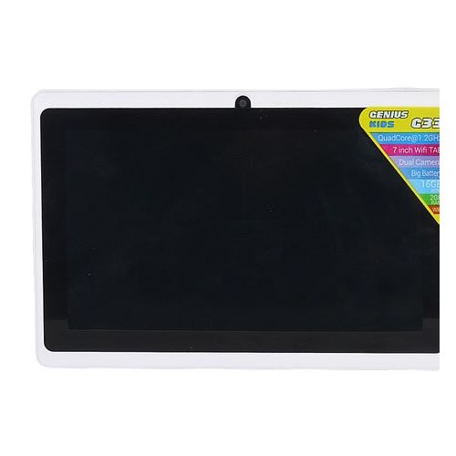 Educational Kids Tablet - 16GB ROM - 2GB RAM - (Pre-installed Apps, Games, Cartoons) - Green Pouch