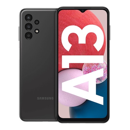 Galaxy A13 - 6.6" - 128GB ROM - 4GB RAM - 50MP - Dual SIM - 4G LTE - Fingerprint - 5000mAh - Black
