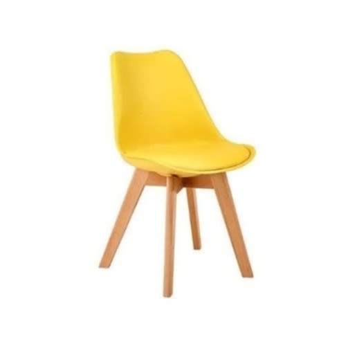 Padded Dining - Canteen Chair - Yellow