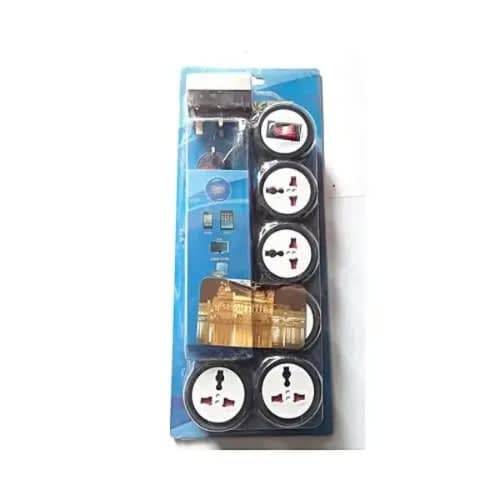 5-ways Power Surge Protector Extension Socket