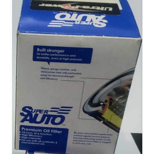 Ultra Power 57187 Factory Filled Synthetic Oil Filter
