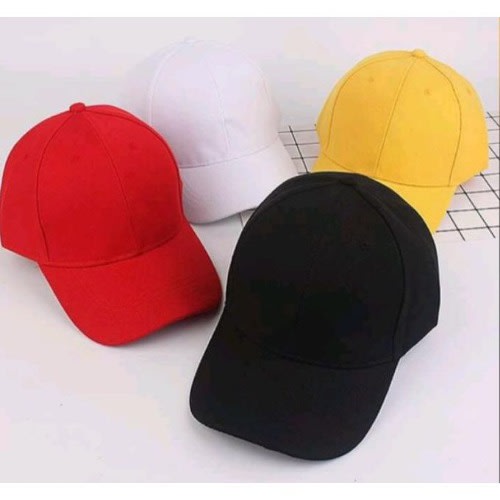 Unisex Face Caps  - 4 Sets - Plain