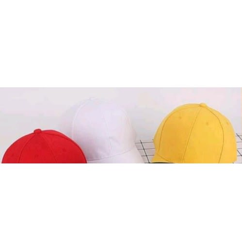 Unisex Face Caps  - 4 Sets - Plain